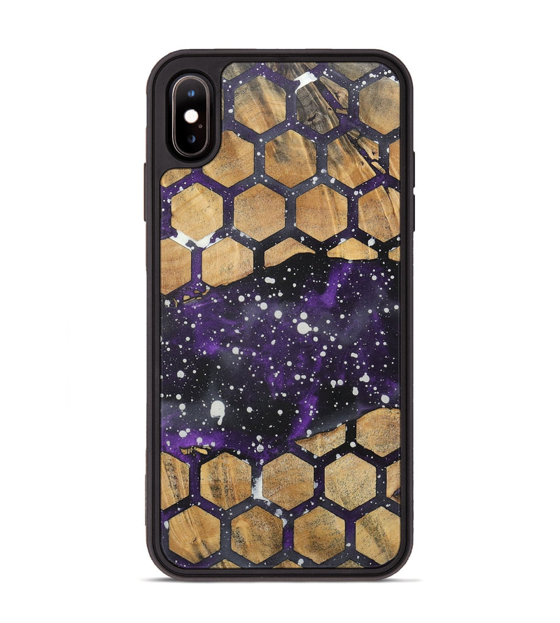 iPhone Xs Max Wood+Resin Phone Case - Evangeline (Cosmos, 717429)