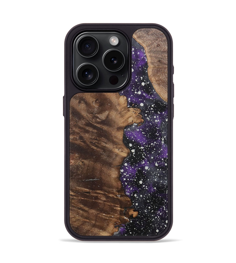 iPhone 15 Pro Wood+Resin Phone Case - Hubert (Cosmos, 717431)