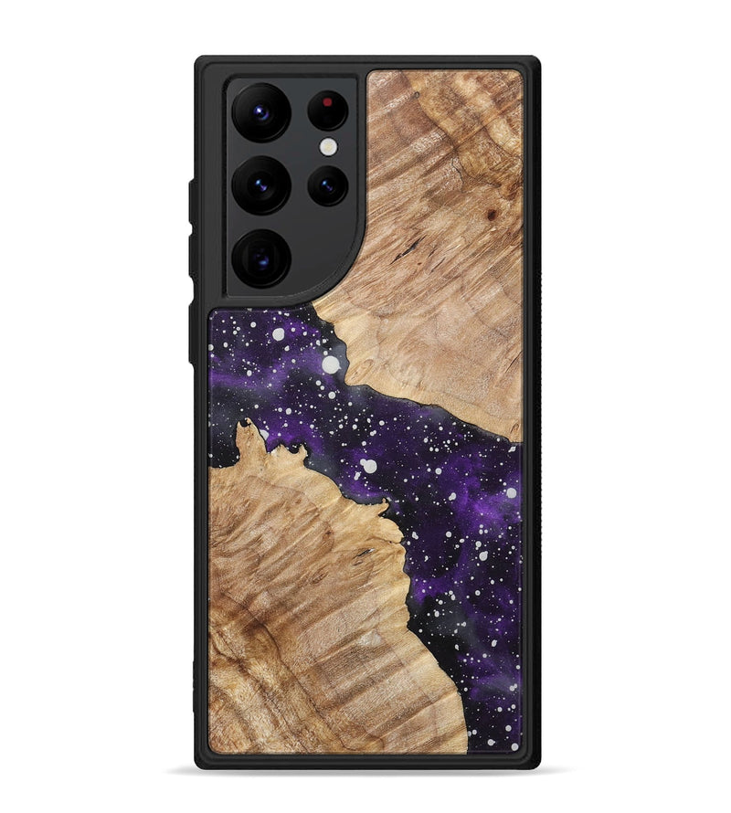 Galaxy S22 Ultra Wood+Resin Phone Case - Tamara (Cosmos, 717439)