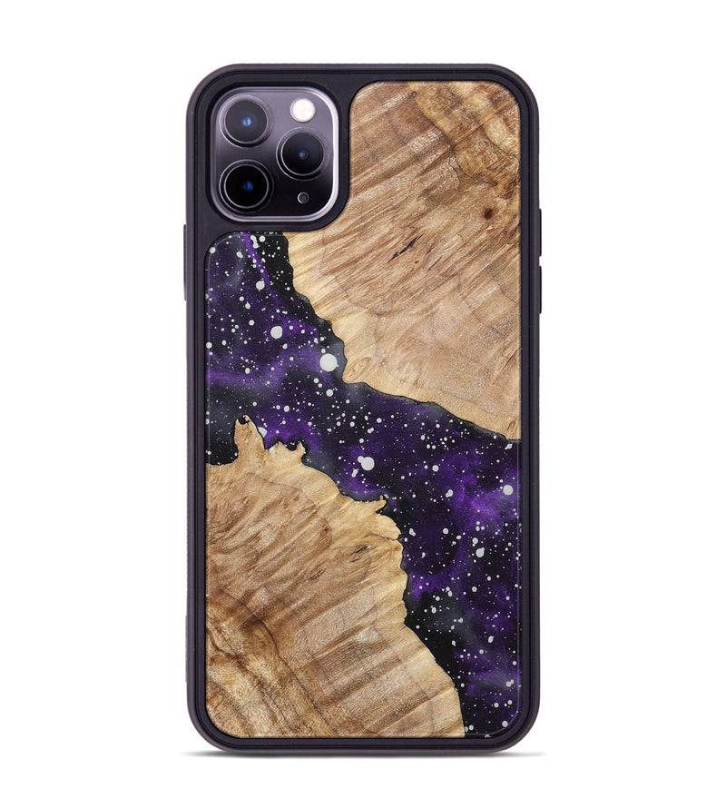 iPhone 11 Pro Max Wood+Resin Phone Case - Tamara (Cosmos, 717439)