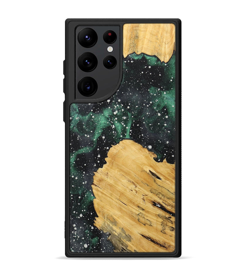 Galaxy S22 Ultra Wood+Resin Phone Case - Haylee (Cosmos, 717452)