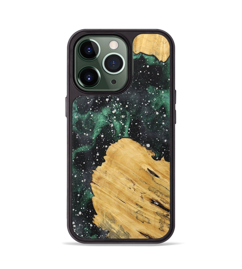 iPhone 13 Pro Wood+Resin Phone Case - Haylee (Cosmos, 717452)