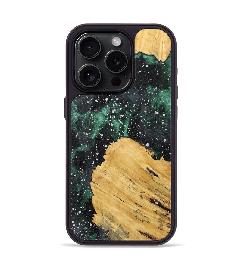 iPhone 15 Pro Wood+Resin Phone Case - Haylee (Cosmos, 717452)