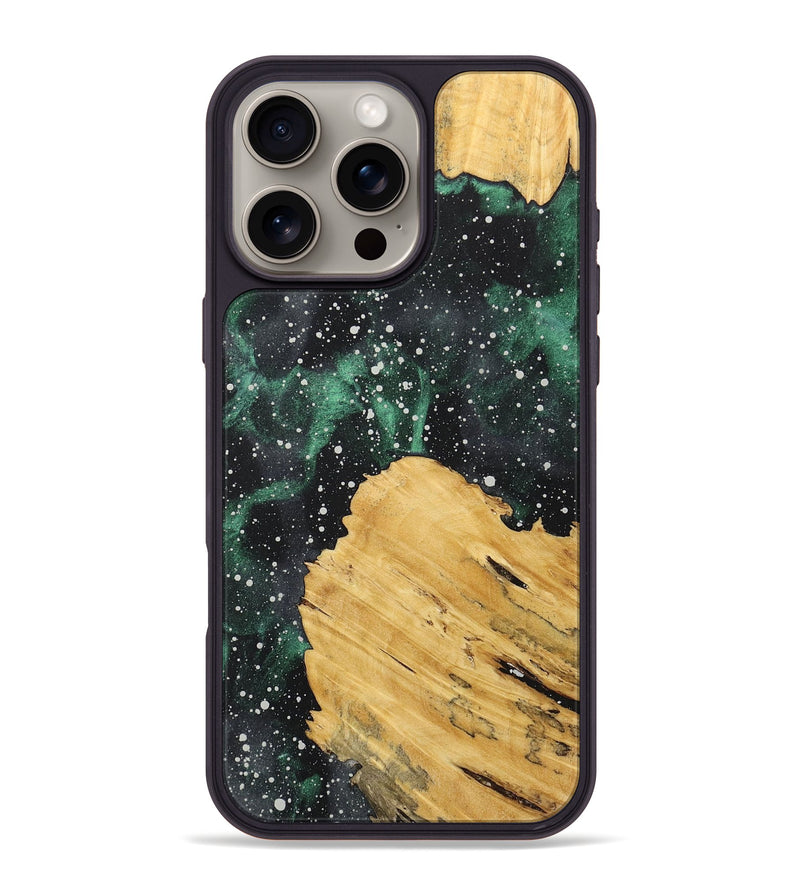 iPhone 16 Pro Max Wood+Resin Phone Case - Haylee (Cosmos, 717452)