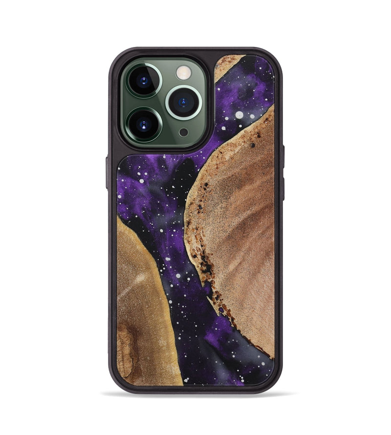 iPhone 13 Pro Wood+Resin Phone Case - Gertrude (Cosmos, 717503)