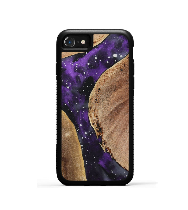 iPhone SE Wood+Resin Phone Case - Gertrude (Cosmos, 717503)