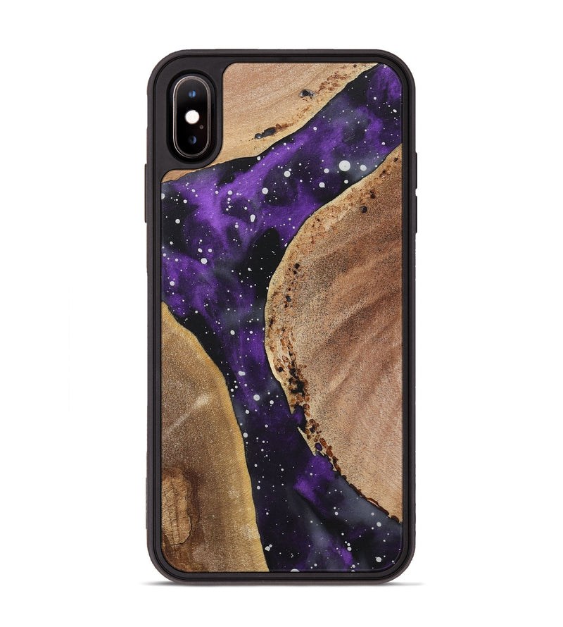 iPhone Xs Max Wood+Resin Phone Case - Gertrude (Cosmos, 717503)