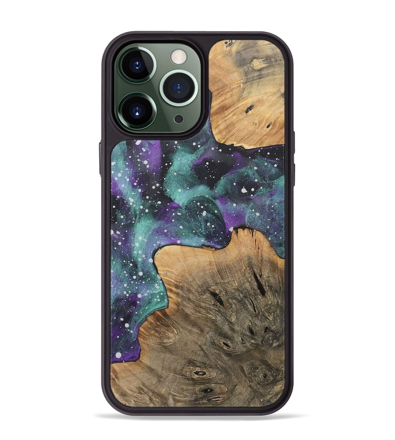 iPhone 13 Pro Max Wood+Resin Phone Case - Sadie (Cosmos, 717507)