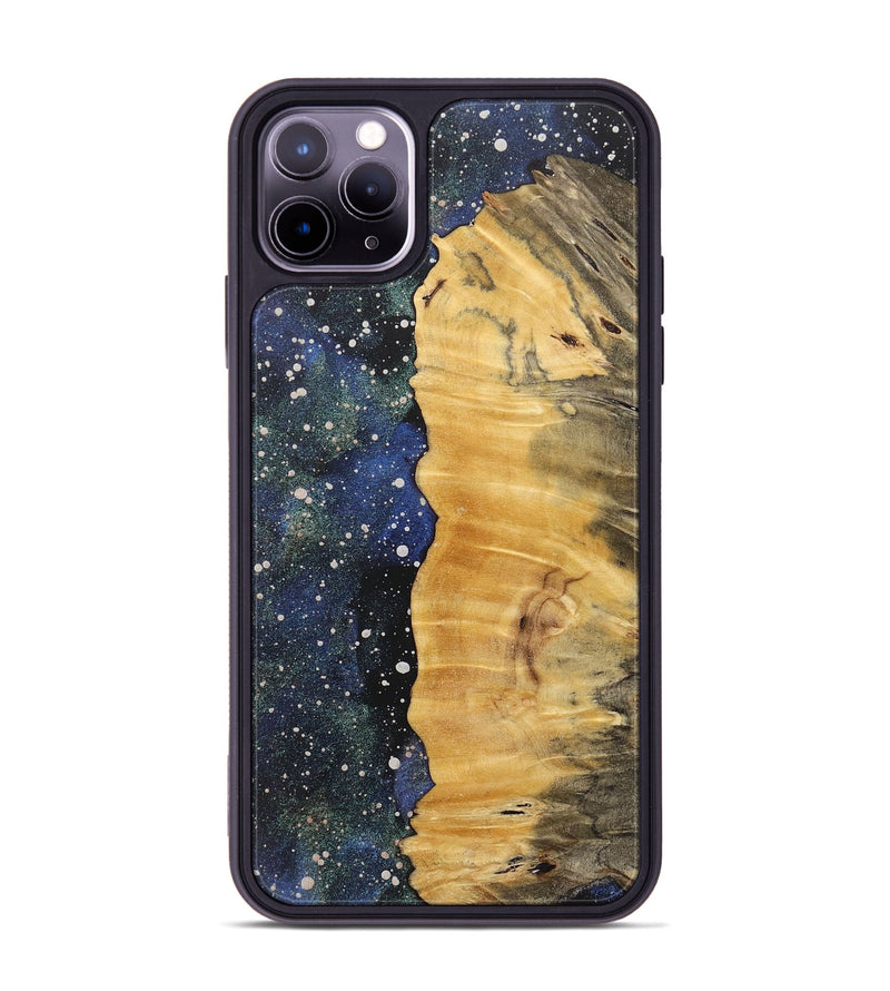 iPhone 11 Pro Max Wood+Resin Phone Case - Esther (Cosmos, 717511)