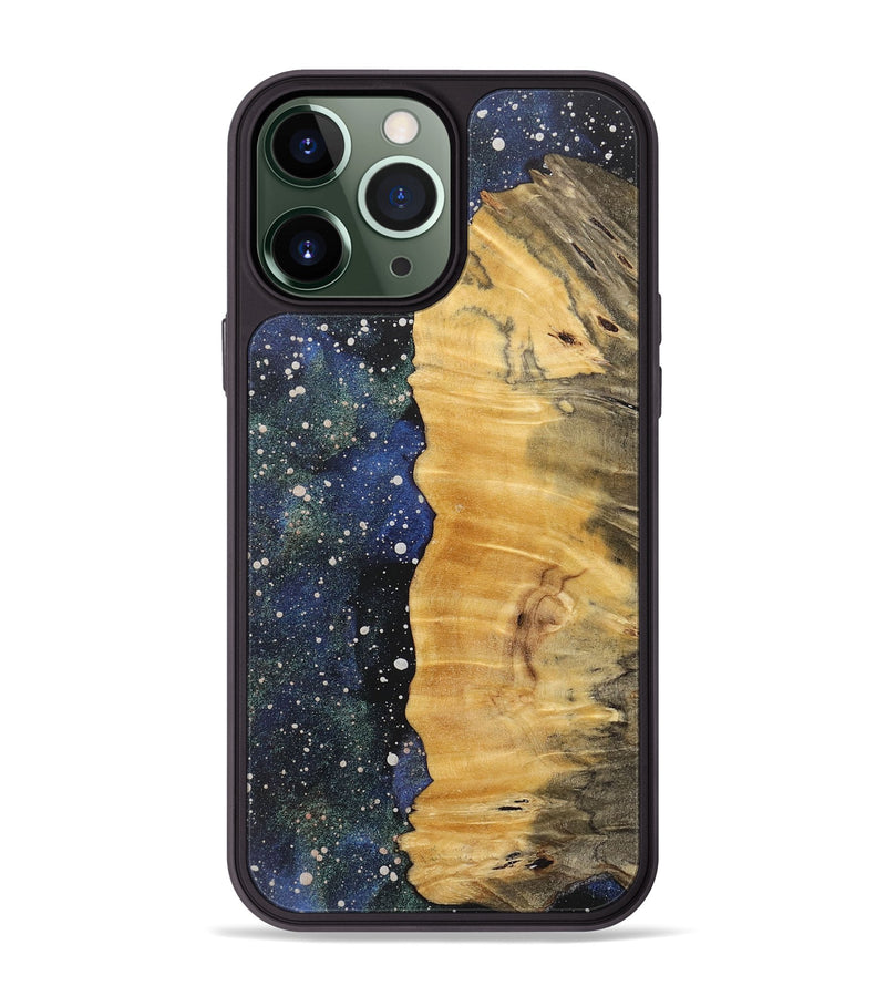 iPhone 13 Pro Max Wood+Resin Phone Case - Esther (Cosmos, 717511)