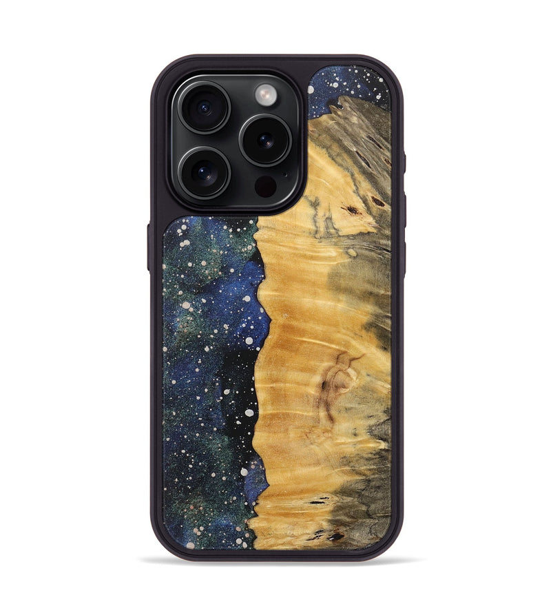 iPhone 15 Pro Wood+Resin Phone Case - Esther (Cosmos, 717511)