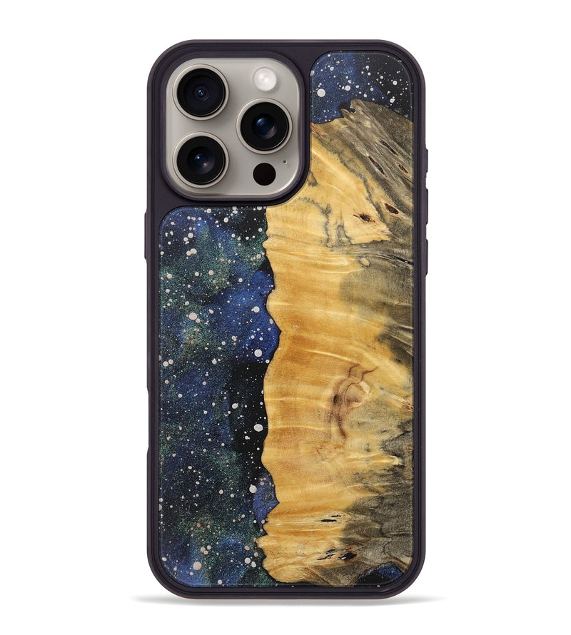 iPhone 16 Pro Max Wood+Resin Phone Case - Esther (Cosmos, 717511)