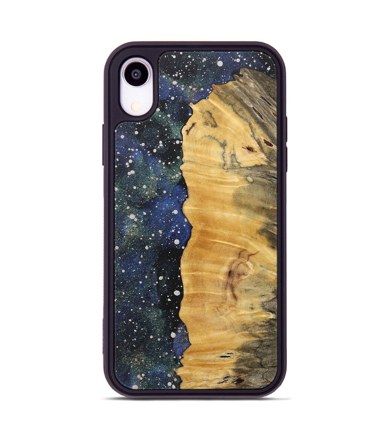 iPhone Xr Wood+Resin Phone Case - Esther (Cosmos, 717511)