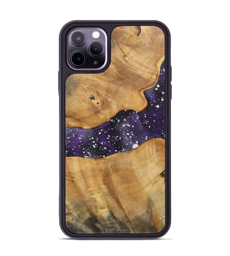 iPhone 11 Pro Max Wood+Resin Phone Case - Jocelyn (Cosmos, 717513)