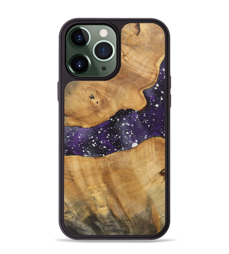 iPhone 13 Pro Max Wood+Resin Phone Case - Jocelyn (Cosmos, 717513)