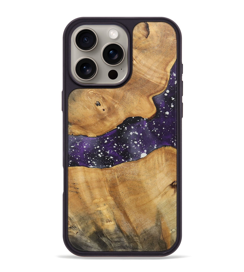 iPhone 16 Pro Max Wood+Resin Phone Case - Jocelyn (Cosmos, 717513)