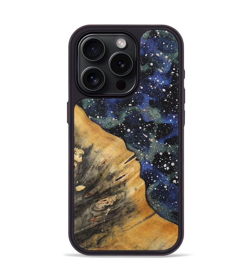 iPhone 15 Pro Wood+Resin Phone Case - Patrice (Cosmos, 717516)