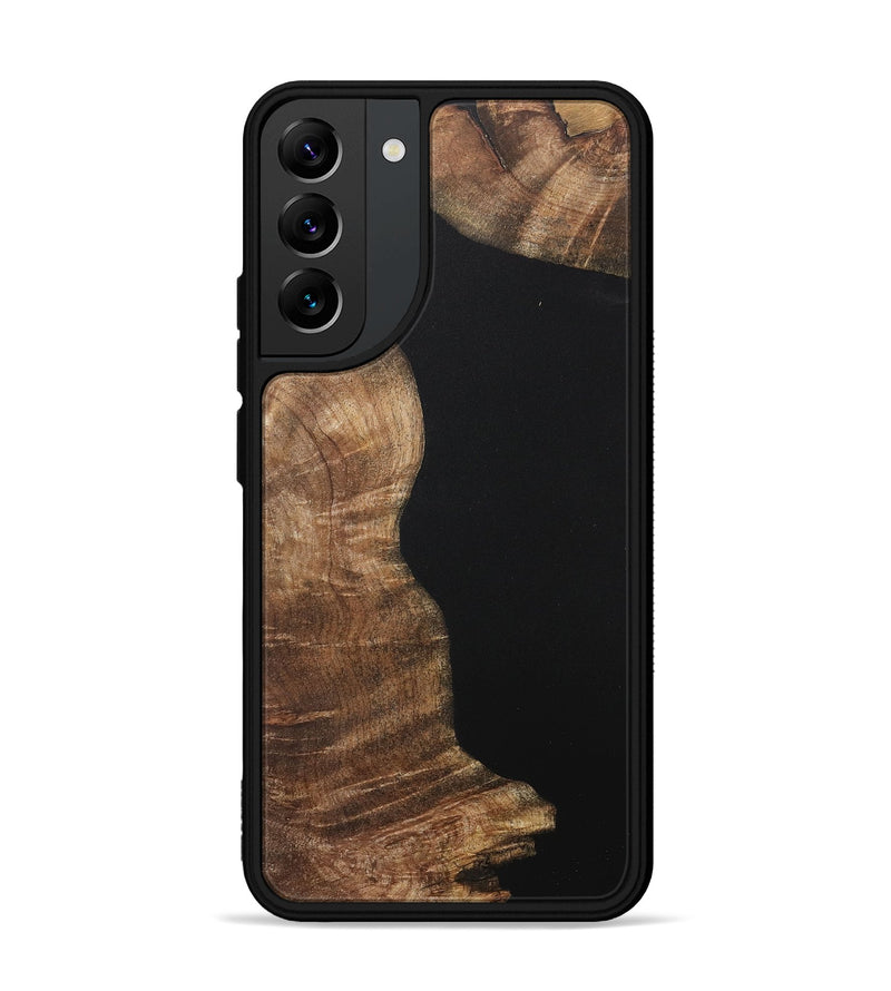 Galaxy S22 Plus Wood+Resin Phone Case - Johnnie (Pure Black, 717563)