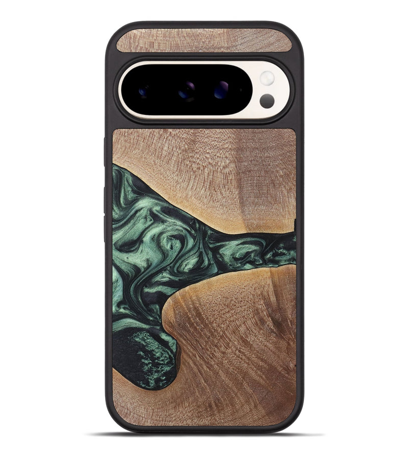 Pixel 9 Pro XL Wood+Resin Phone Case - Brent (Green, 717587)