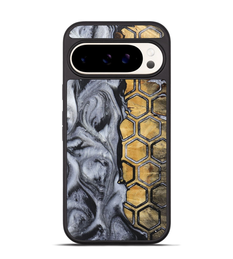 Pixel 9 Pro Wood+Resin Phone Case - Andre (Pattern, 717596)