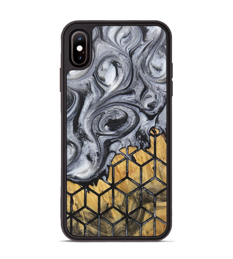 iPhone Xs Max Wood+Resin Phone Case - Becky (Pattern, 717597)