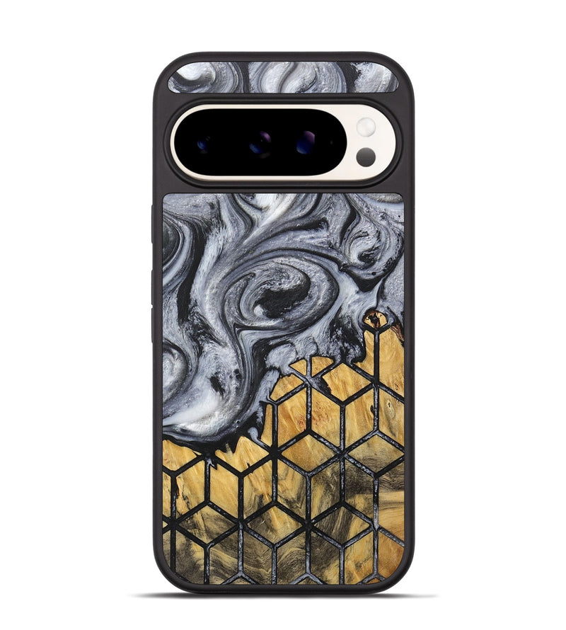 Pixel 9 Pro Wood+Resin Phone Case - Becky (Pattern, 717597)