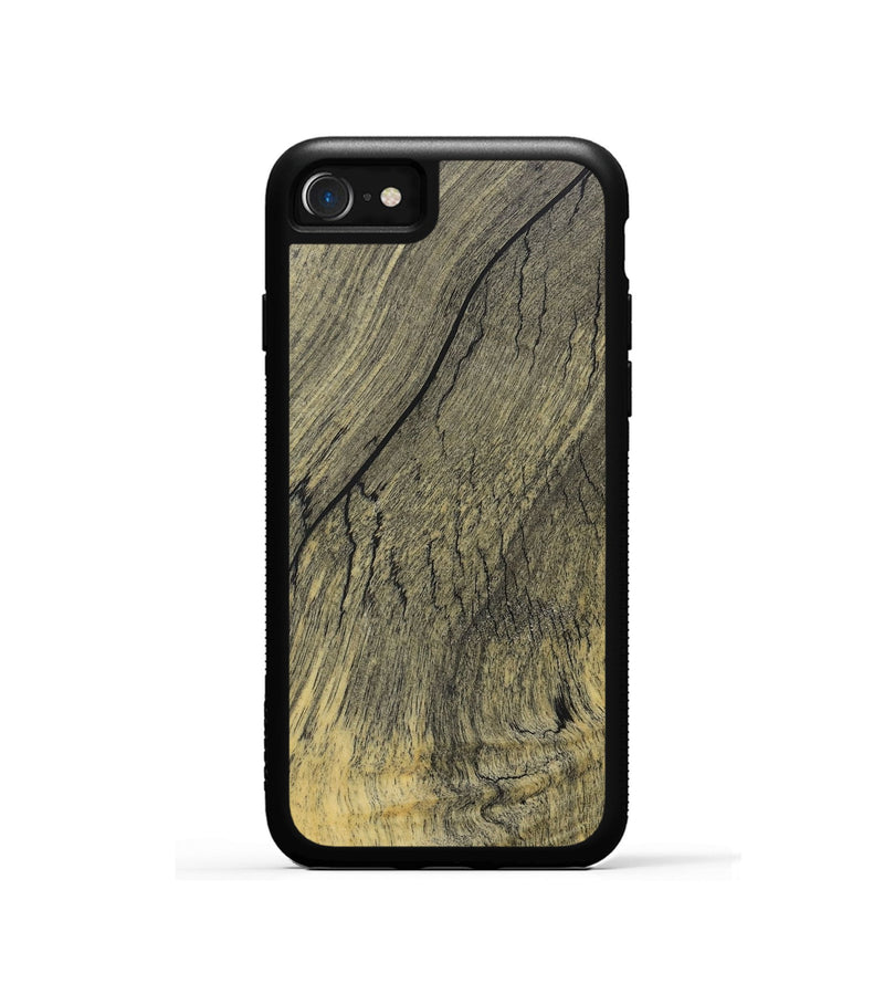 iPhone SE Wood+Resin Phone Case - Sherry (Wood Burl, 717621)