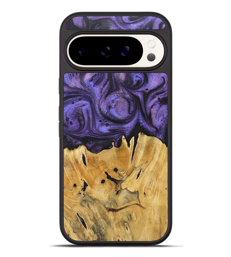 Pixel 9 Pro XL Wood+Resin Phone Case - Timmy (Purple, 717708)