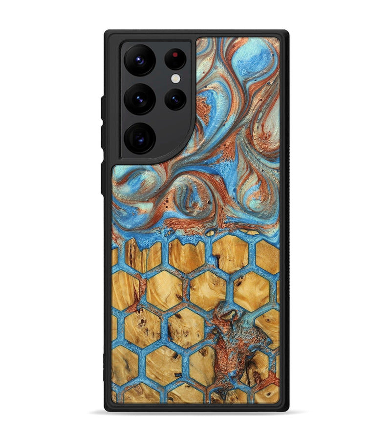 Galaxy S22 Ultra Wood+Resin Phone Case - Ron (Pattern, 717770)