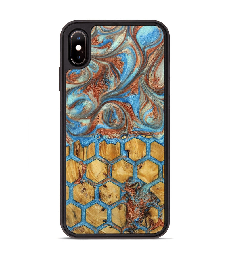 iPhone Xs Max Wood+Resin Phone Case - Ron (Pattern, 717770)