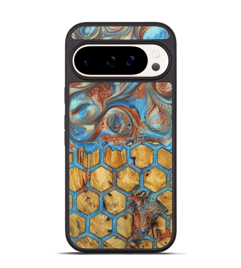 Pixel 9 Pro Wood+Resin Phone Case - Ron (Pattern, 717770)