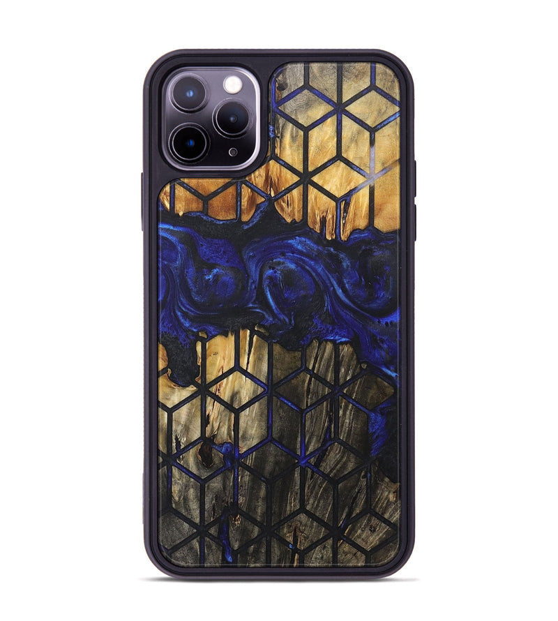 iPhone 11 Pro Max Wood+Resin Phone Case - Joan (Pattern, 717771)