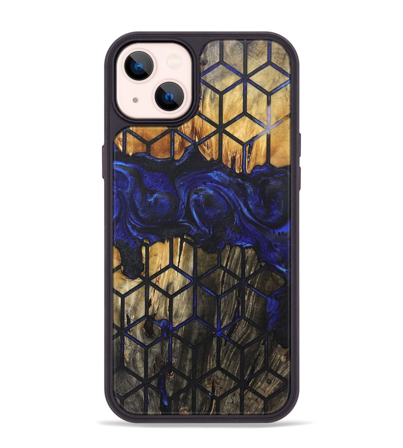 iPhone 14 Plus Wood+Resin Phone Case - Joan (Pattern, 717771)