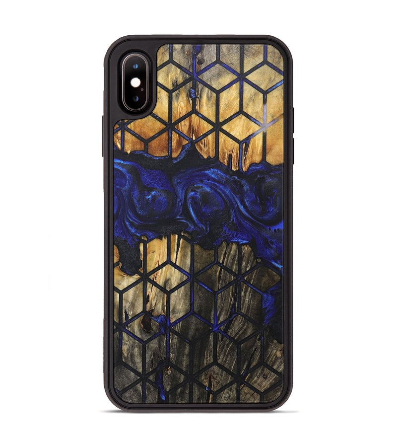 iPhone Xs Max Wood+Resin Phone Case - Joan (Pattern, 717771)