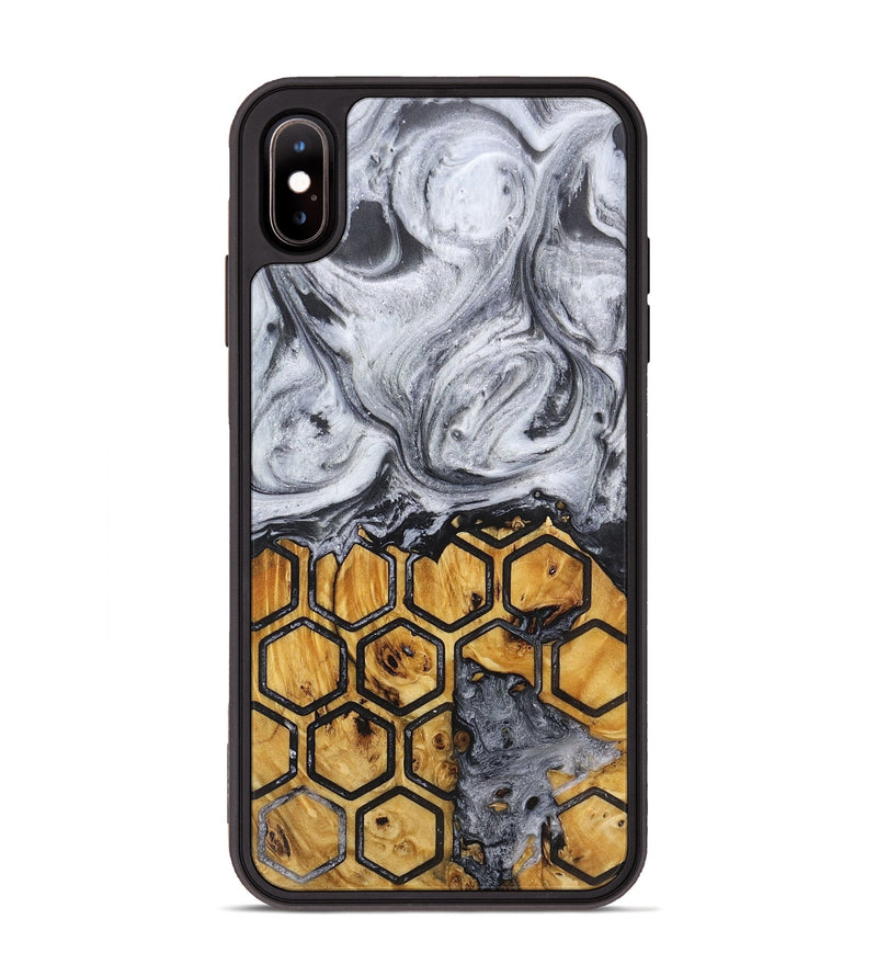 iPhone Xs Max Wood+Resin Phone Case - Jay (Pattern, 717790)