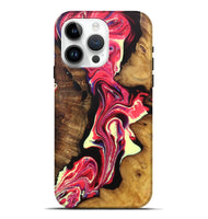 iPhone 15 Pro Max Wood+Resin Live Edge Phone Case - Lonnie (Purple, 717932)