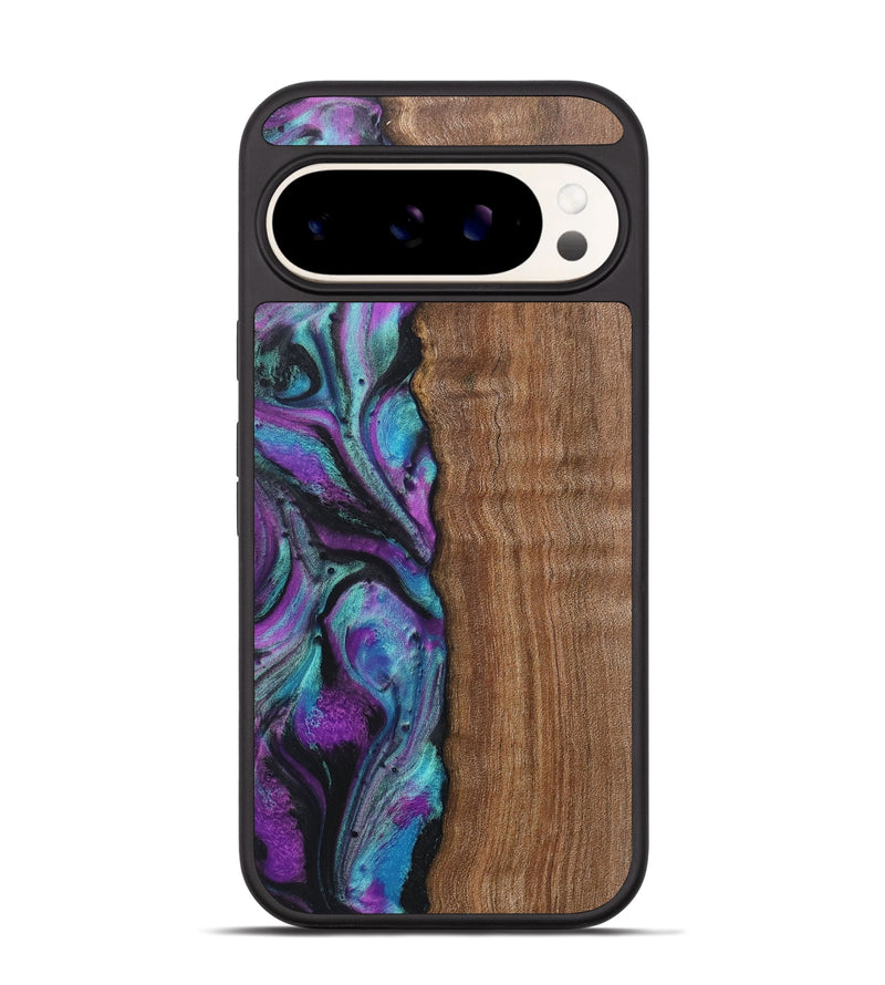 Pixel 9 Wood+Resin Phone Case - Lyle (Purple, 718125)