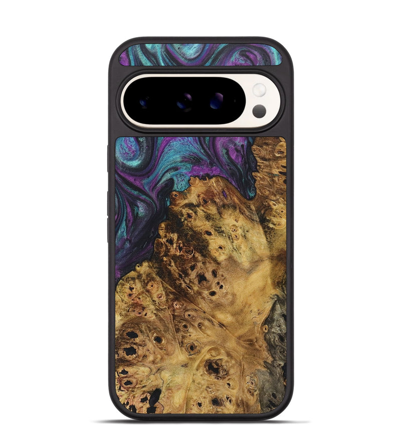 Pixel 9 Pro Wood+Resin Phone Case - Maureen (Purple, 718132)