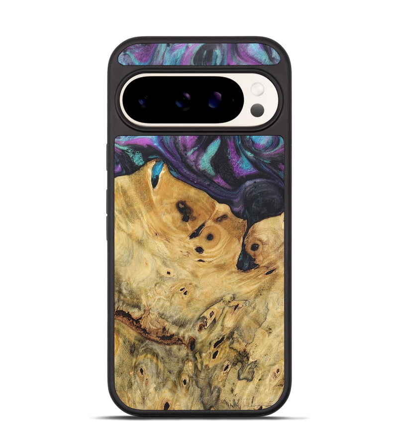 Pixel 9 Pro Wood+Resin Phone Case - Bertha (Purple, 718143)