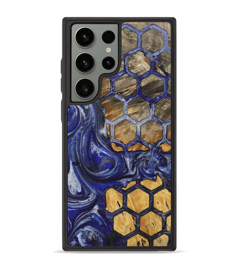 Galaxy S23 Ultra Wood+Resin Phone Case - Theo (Pattern, 718174)