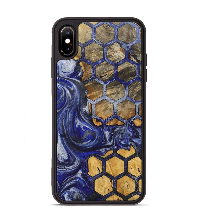 iPhone Xs Max Wood+Resin Phone Case - Theo (Pattern, 718174)