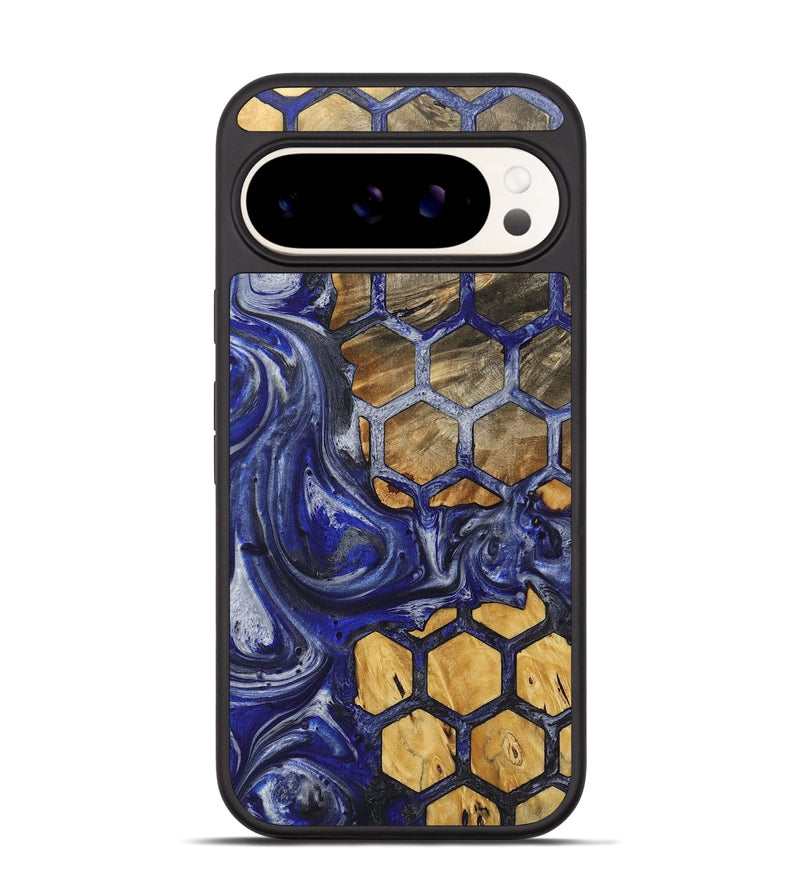 Pixel 9 Pro Wood+Resin Phone Case - Theo (Pattern, 718174)