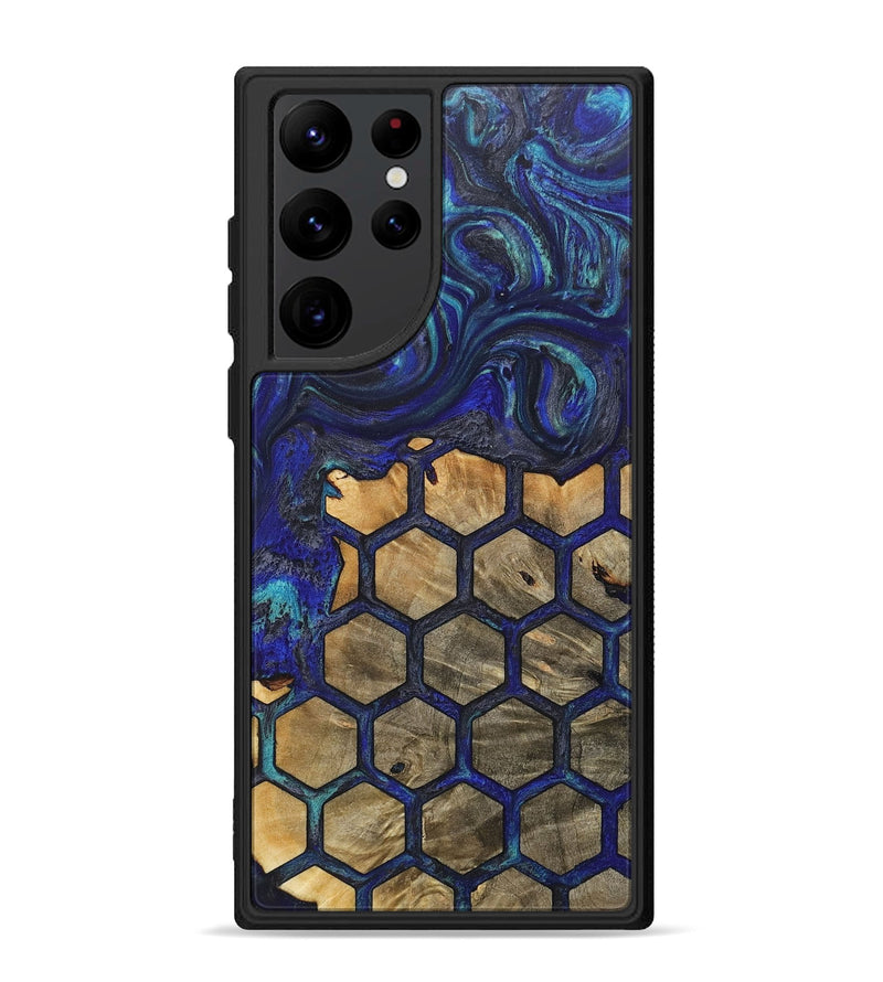 Galaxy S22 Ultra Wood+Resin Phone Case - Willie (Pattern, 718175)