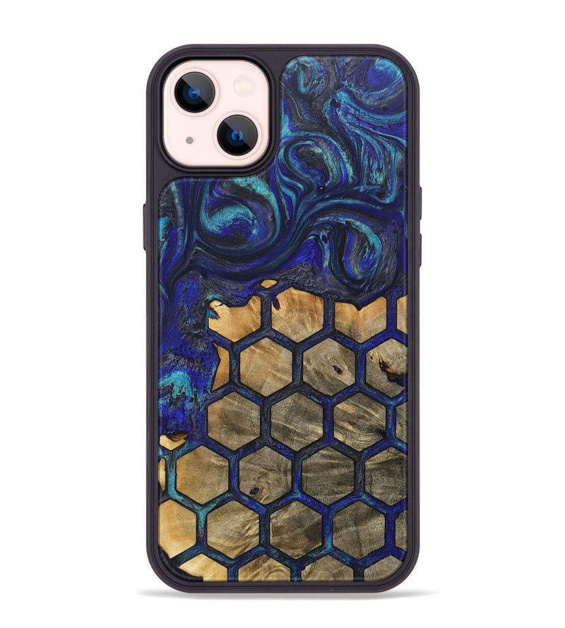 iPhone 14 Plus Wood+Resin Phone Case - Willie (Pattern, 718175)