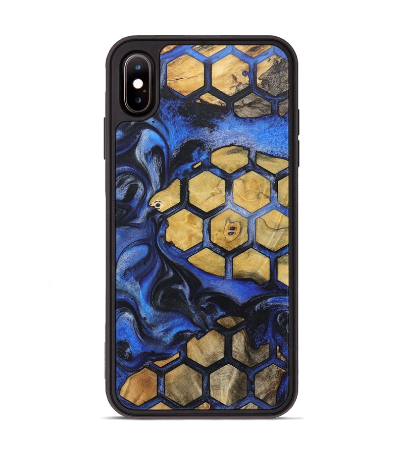 iPhone Xs Max Wood+Resin Phone Case - Margot (Pattern, 718195)