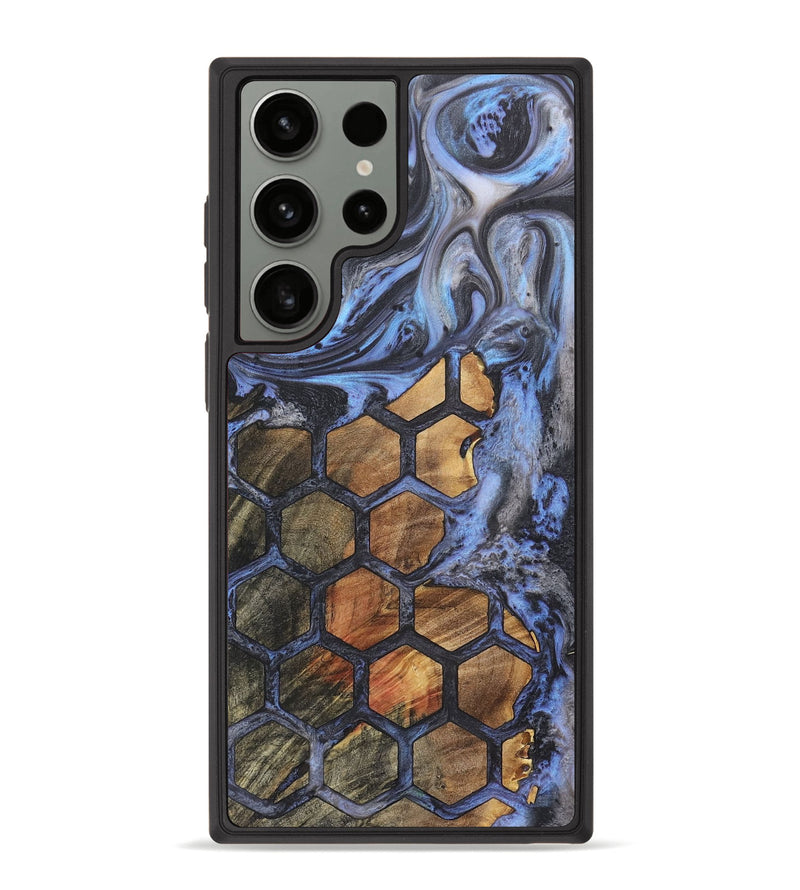 Galaxy S23 Ultra Wood+Resin Phone Case - Kaleb (Pattern, 718198)