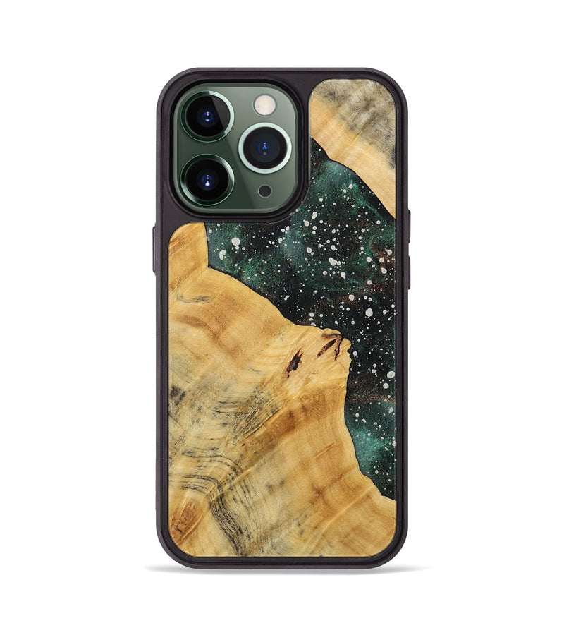 iPhone 13 Pro Wood+Resin Phone Case - Ember (Cosmos, 718250)