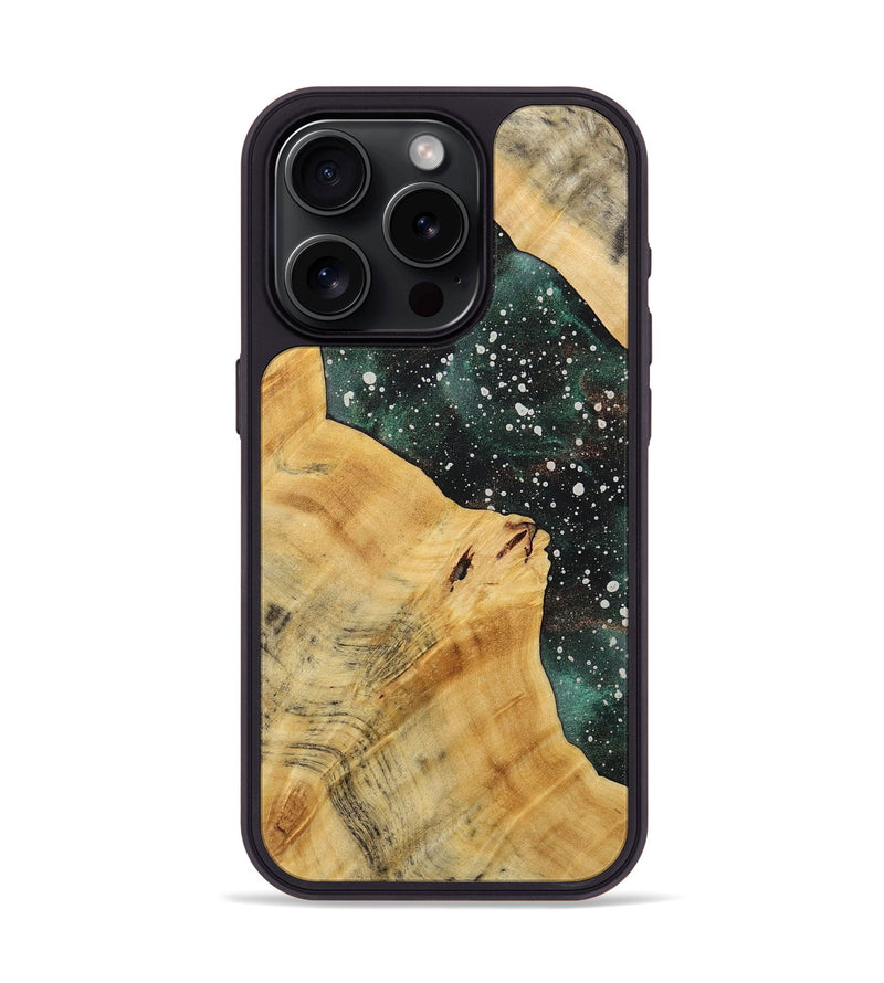 iPhone 15 Pro Wood+Resin Phone Case - Ember (Cosmos, 718250)