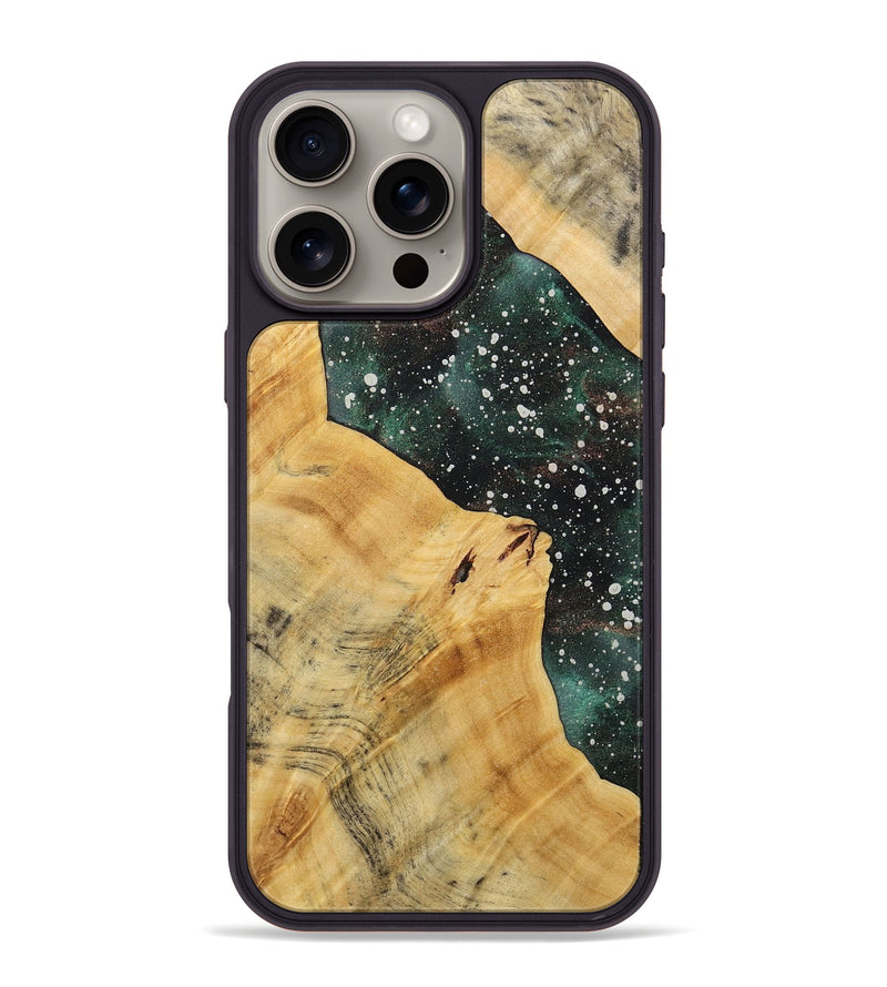 iPhone 16 Pro Max Wood+Resin Phone Case - Ember (Cosmos, 718250)