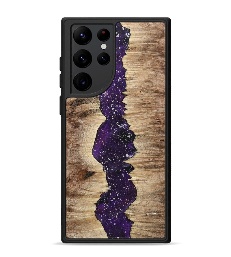 Galaxy S22 Ultra Wood+Resin Phone Case - Ty (Cosmos, 718270)